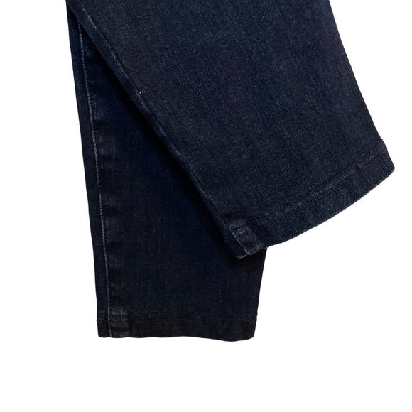 Betabrand Yoga Denim Pull-On Stretch Crop Pants, M Petite - Picture 7 of 9